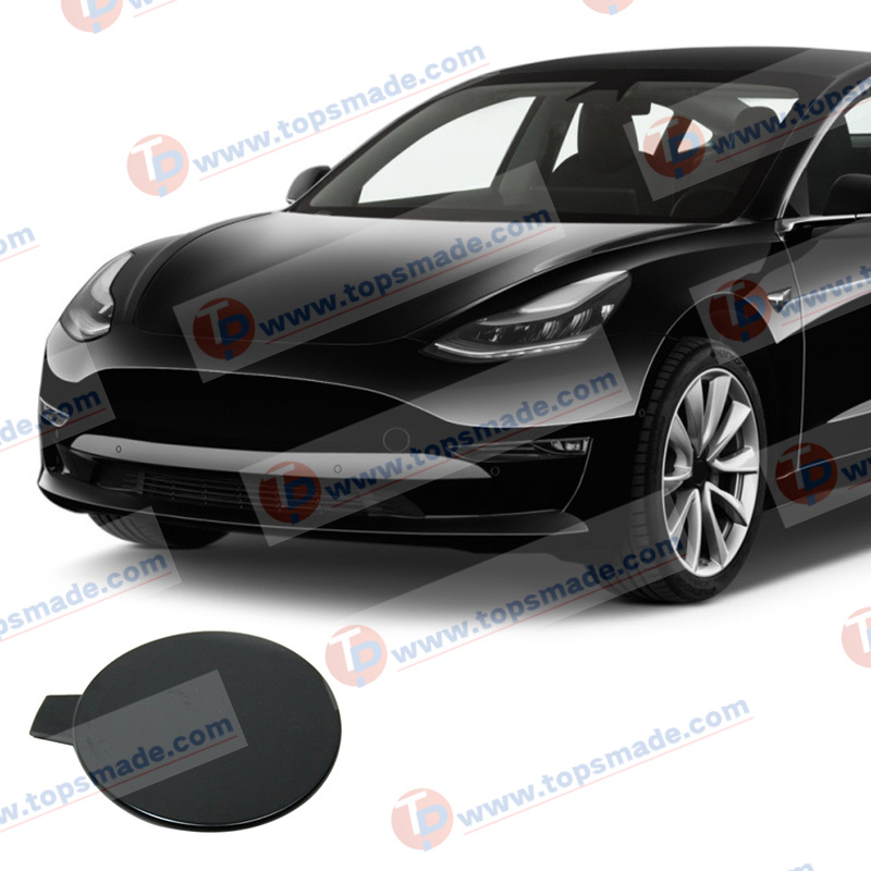 Tow Hook Cover Front Bumper Tow Hook Cap (1084173-00-E_108417300E) for Model 3 2017-2020