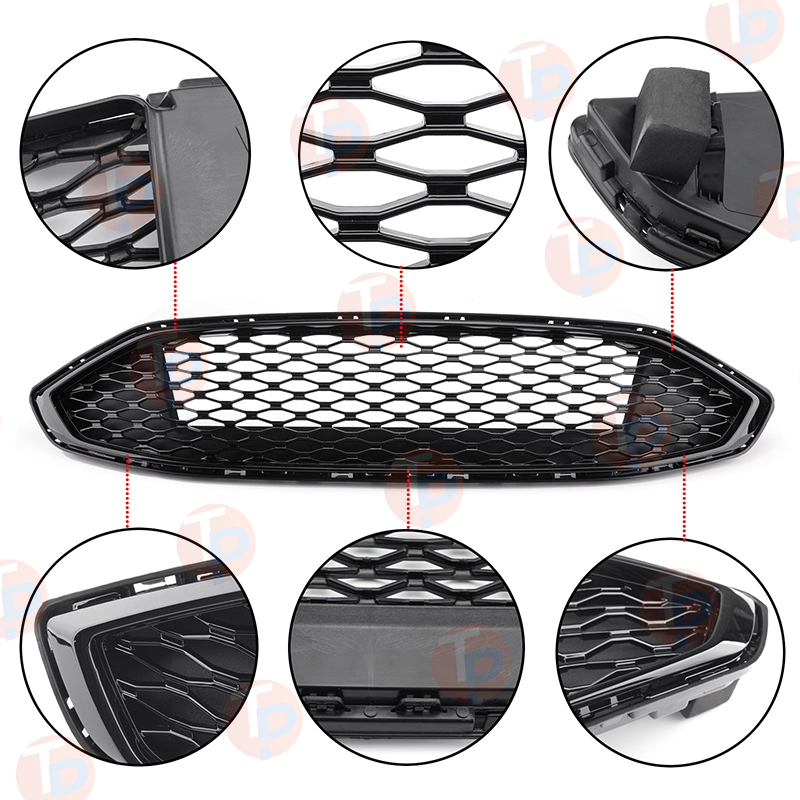 Aftermarket Front Grille for Ford Mondeo Fusion 2017-2019 Chrome