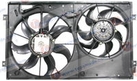 FOR VOLKSWAGEN GOLF 03-12/TOURAN 03-10/JETTA 06-/PASSAT 06- FAN ASSY(1K0 121 205 AD 9B9 1K0121205AD9B9 1K0-121-22005-AD-9B9)/VG0839