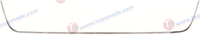 FOR VOLKSWAGEN SHARAN 2010-15 BUMPER GRILLE MOULDING 7N0-853-101-2ZZ 7N08531012ZZ/VG3381