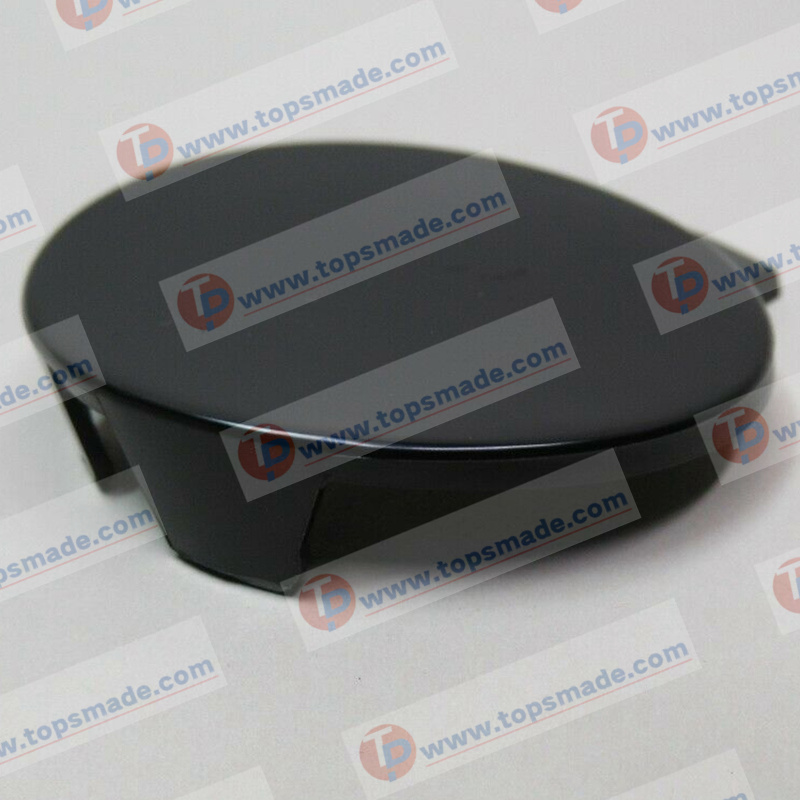 thumbnail interactive-video image 1 of Genuine OEM Ford 2020-2022 Super Duty Right Front Bumper Tow Hook Bezel Cover – LC3Z8310G (Take-Off, Textured Black) 1 of 4